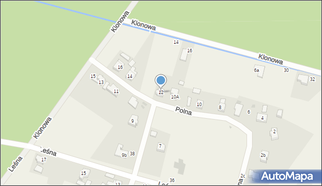 Kotowice, Polna, 12, mapa Kotowice