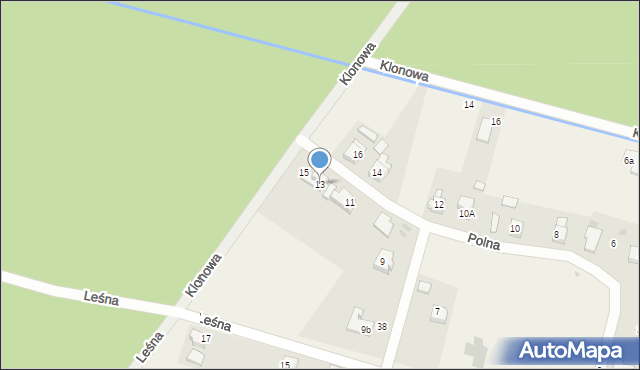 Kotowice, Polna, 13, mapa Kotowice