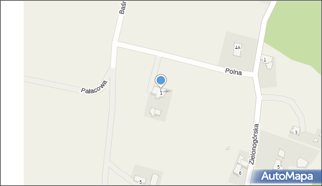 Kotowice, Polna, 1, mapa Kotowice