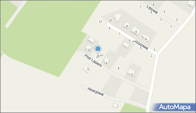 Kowalewo, Pod Lasem, 10, mapa Kowalewo