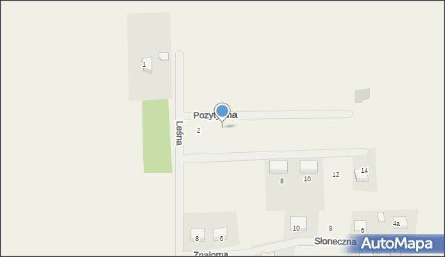 Kowalów, Pozytywna, 4, mapa Kowalów