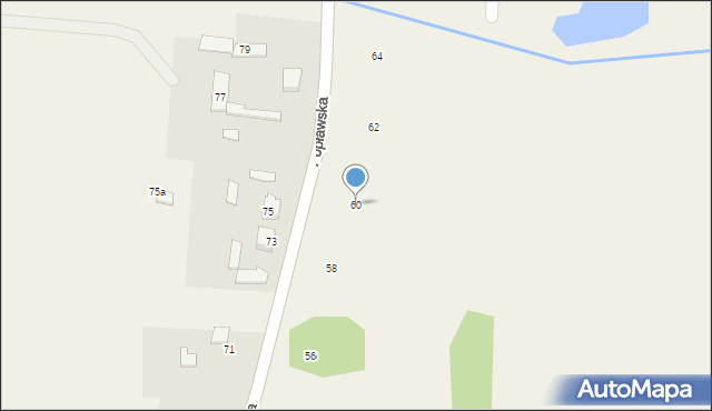 Kozery Nowe, Popławska, 60, mapa Kozery Nowe