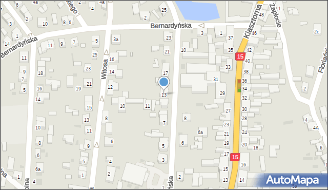 Koźmin Wielkopolski, Poznańska, 13, mapa Koźmin Wielkopolski