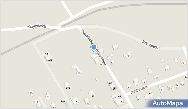 Kraków, Powstania Styczniowego, 2M, mapa Krakowa
