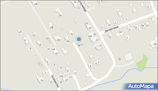 Kraków, Powstania Styczniowego, 6a, mapa Krakowa