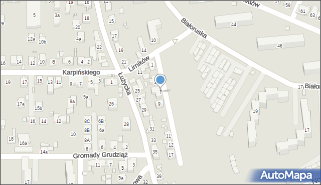 Kraków, Poturalskiego Władysława, 7, mapa Krakowa