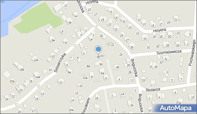 Kraków, Pod Pomnikiem, 6C, mapa Krakowa