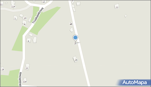 Kraków, Powojowa, 2c, mapa Krakowa