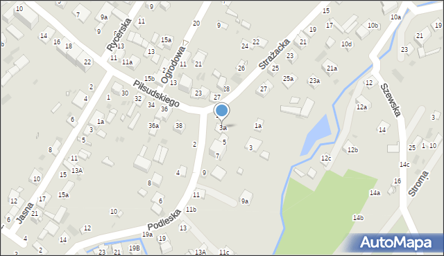 Kraśnik, Podleska, 3a, mapa Kraśnik