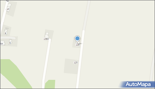 Krościenko Wyżne, Północna, 118, mapa Krościenko Wyżne