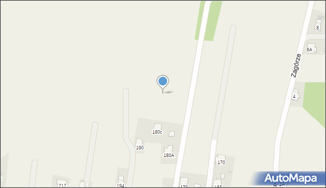 Krościenko Wyżne, Północna, 180d, mapa Krościenko Wyżne