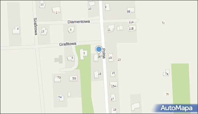 Krubin, Polna, 16, mapa Krubin