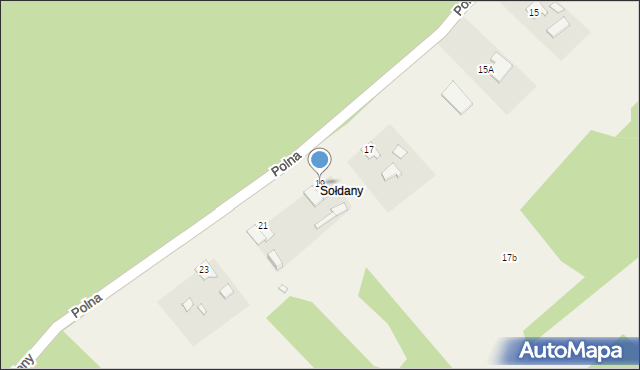 Kruklanki, Polna, 19, mapa Kruklanki