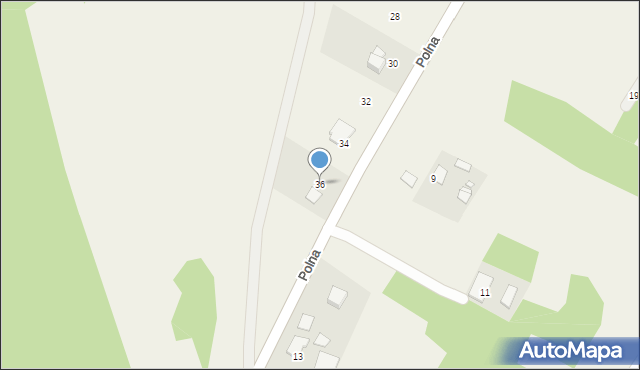 Kruklanki, Polna, 36, mapa Kruklanki