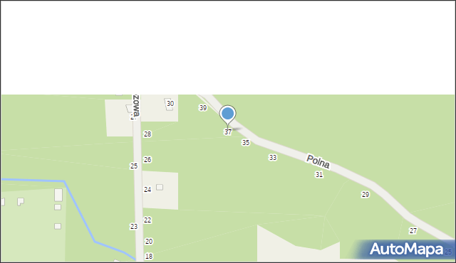 Krupia Wólka, Polna, 37, mapa Krupia Wólka