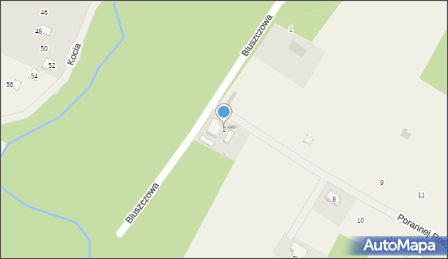 Kruszówiec, Porannej Rosy, 2, mapa Kruszówiec