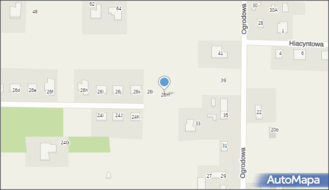 Kruszyn, Północna, 26m, mapa Kruszyn