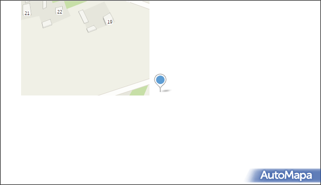 Krzaki, Polna, 43, mapa Krzaki