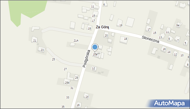 Krzykawka, Podgórska, 10a, mapa Krzykawka