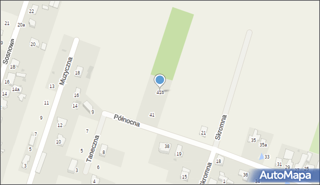 Ksawerów, Północna, 41b, mapa Ksawerów