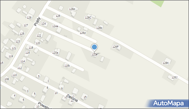 Książenice, Pojdy, ks., 122e, mapa Książenice