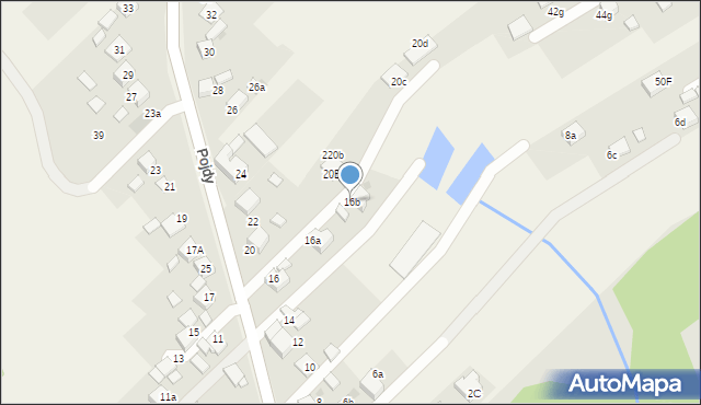 Książenice, Pojdy, ks., 16b, mapa Książenice
