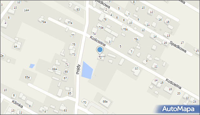 Książenice, Pojdy, ks., 72, mapa Książenice