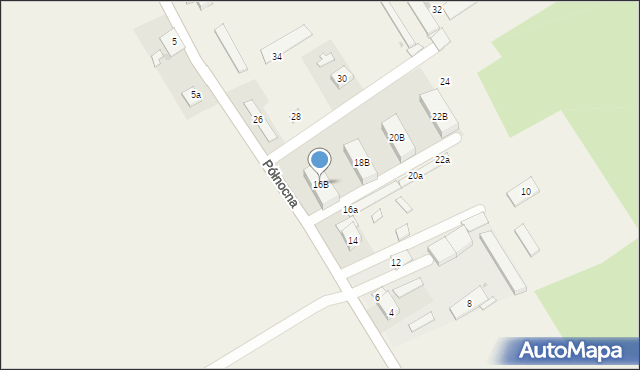 Książki, Północna, 16B, mapa Książki