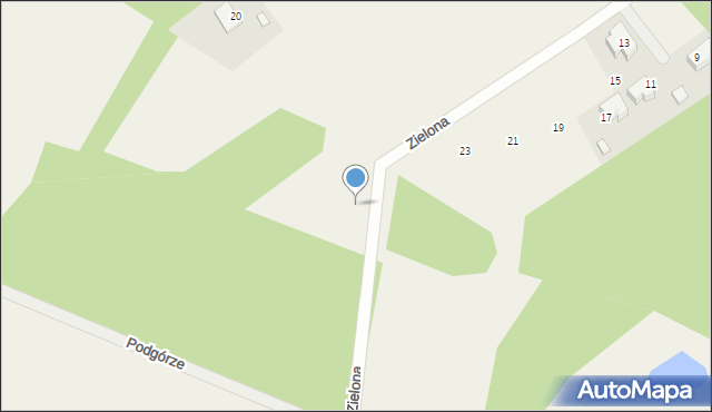 Kuranów, Podgórze, 25, mapa Kuranów