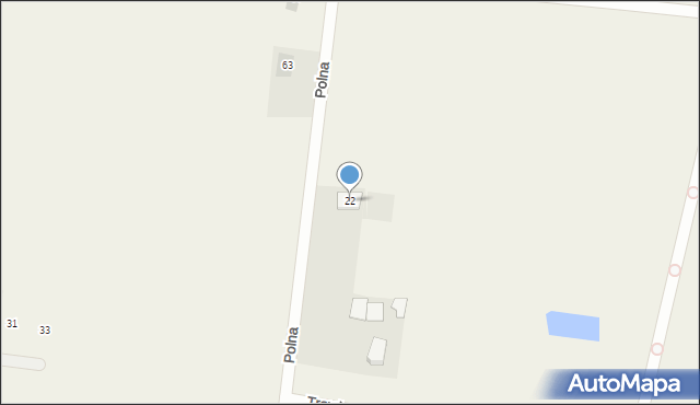 Kuriany, Polna, 22, mapa Kuriany