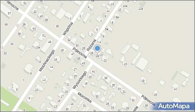 Kutno, Północna, 24, mapa Kutno
