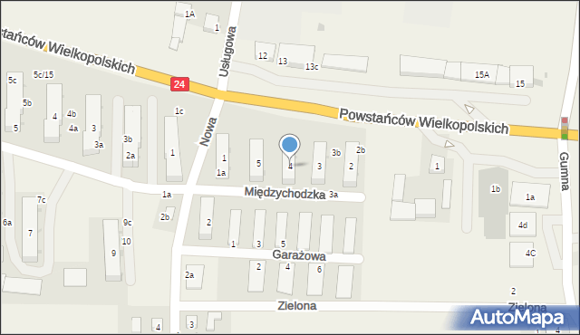 Kwilcz, Powstańców Wielkopolskich, 4, mapa Kwilcz
