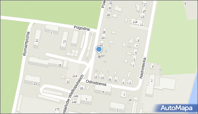 Łabiszyn, Powstańców Wielkopolskich, 18, mapa Łabiszyn