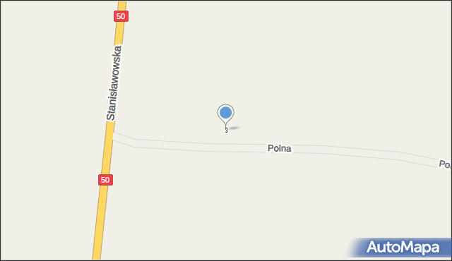 Ładzyń, Polna, 3, mapa Ładzyń