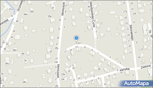 Łańcut, Podzamcze, 6, mapa Łańcut