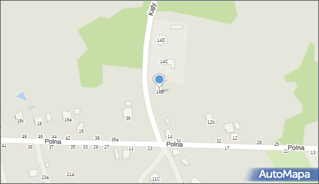 Łańcut, Polna, 14B, mapa Łańcut