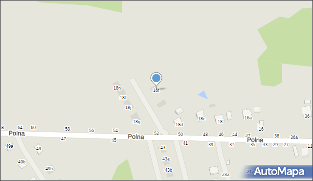 Łańcut, Polna, 16f, mapa Łańcut