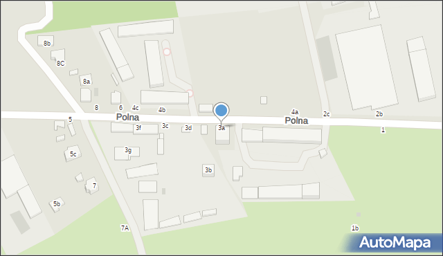 Łańcut, Polna, 3a, mapa Łańcut