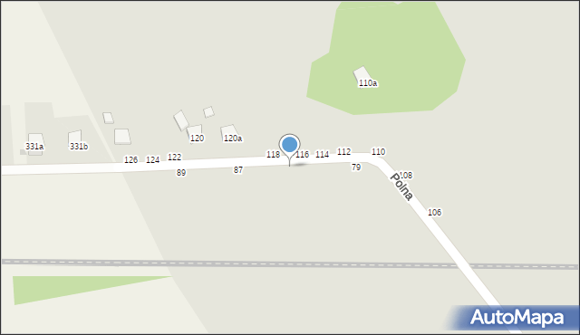 Łańcut, Polna, 85, mapa Łańcut