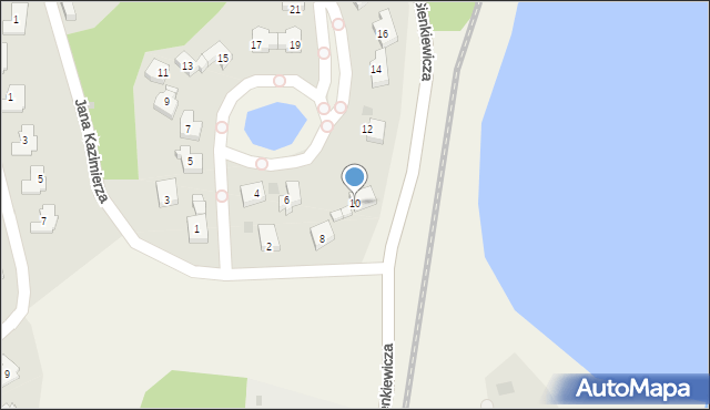 Łapino, Podbipięty Longinusa, 10, mapa Łapino