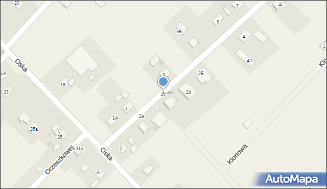 Laskowice, Polna, 2c, mapa Laskowice