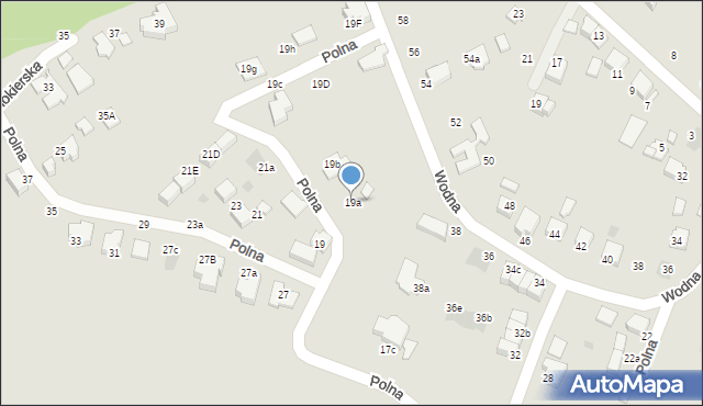 Łaziska Górne, Polna, 19a, mapa Łaziska Górne