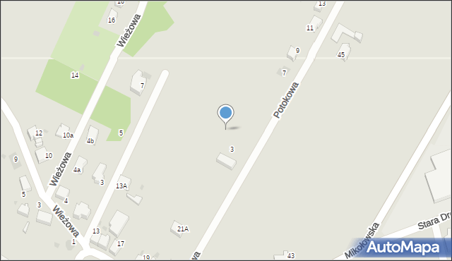 Łaziska Górne, Potokowa, 5c, mapa Łaziska Górne