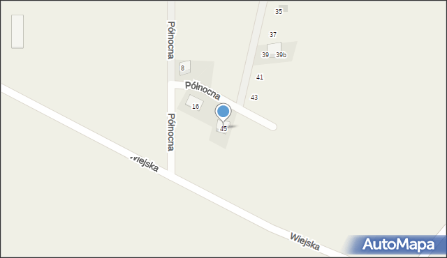 Łebcz, Północna, 45, mapa Łebcz