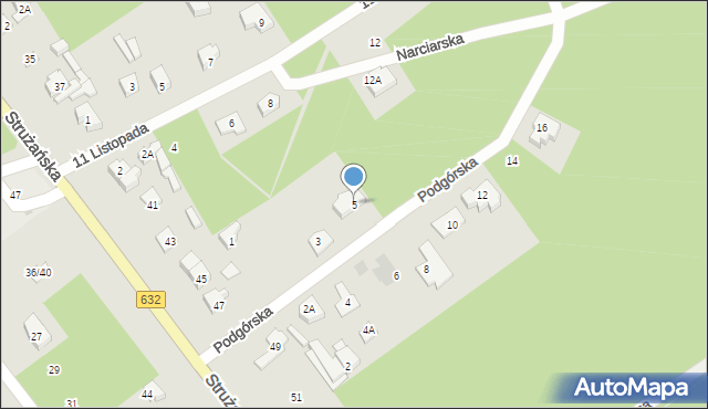 Legionowo, Podgórska, 5, mapa Legionowo