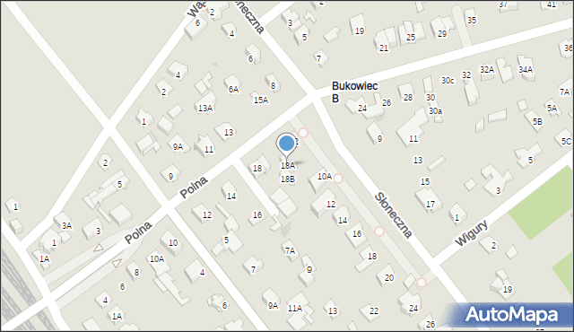 Legionowo, Polna, 18A, mapa Legionowo