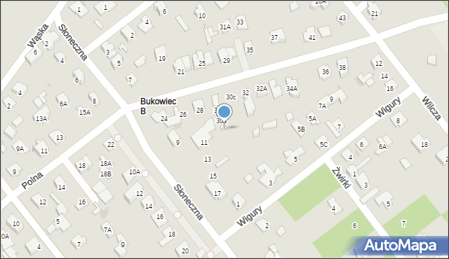 Legionowo, Polna, 30b, mapa Legionowo