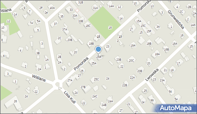 Legionowo, Pomorska, 23A, mapa Legionowo