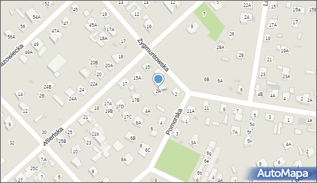 Legionowo, Pomorska, 2A, mapa Legionowo