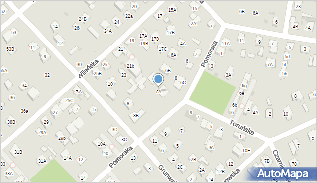 Legionowo, Pomorska, 8A, mapa Legionowo